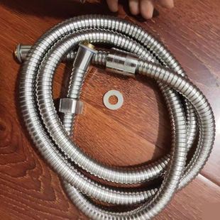 不锈钢花洒软管沐浴喷头链接管子热水器通用加密防爆铜头水管配件