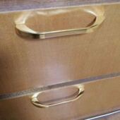 实心现代家具酒柜衣柜门橱柜不锈钢明装 柜门拉手鞋 柜简约单孔拉手