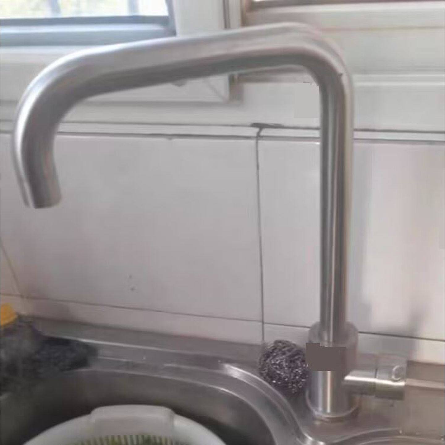 可旋转厨房全铜单冷304不锈钢水龙头防溅水洗菜盆水槽冷热水龙头,家装主材,厨房龙头,淘宝优惠券,粉丝福利购,淘宝优惠卷