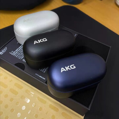 AKG/爱科技N400真无线主动降噪蓝牙耳机重低音运动智能入耳式耳机