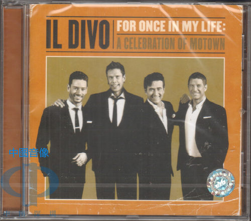 【中图音像】美声男伶 IL Divo For Once In My Life CD 3814280