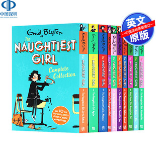 章节桥梁书 儿童英语课外读物 Enid Naughtiest Girl The 淘气女孩10册 Blyton 校园成长故事 中图跨境 伊妮德·布莱顿 英文原版