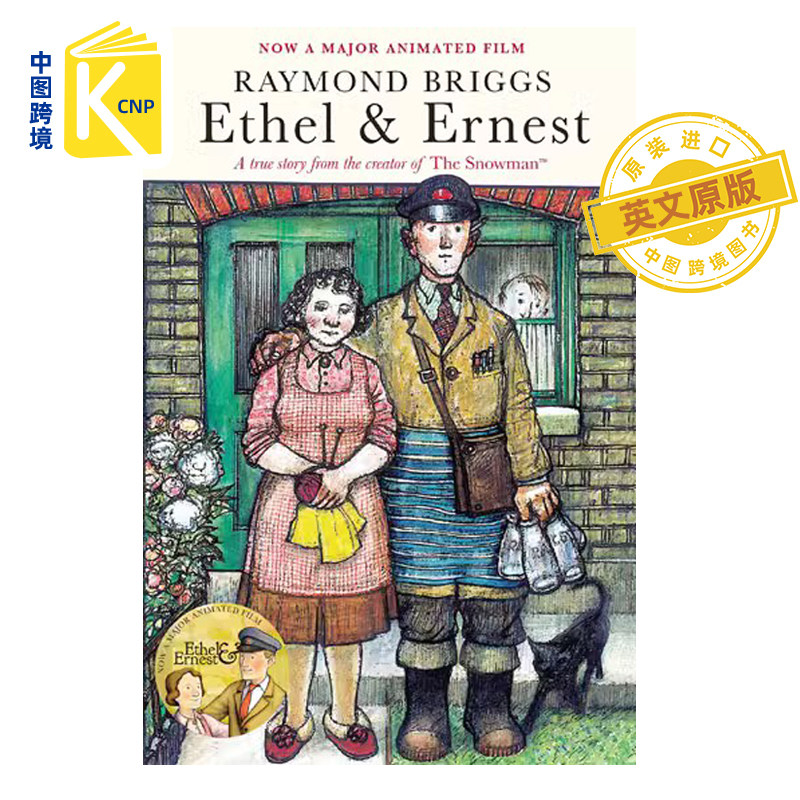 中图跨境 英文原版  伦敦一家人 Ethel & Ernest 《雪人》作者雷蒙·布力格的温馨漫画 已改编动画电影 进口原版书籍 - 实物图