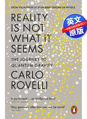 中图跨境 英文原版 现实并非如此:量子力学之旅 英文版 物理学 Reality Is Not What It Seems 进口正版英语书籍