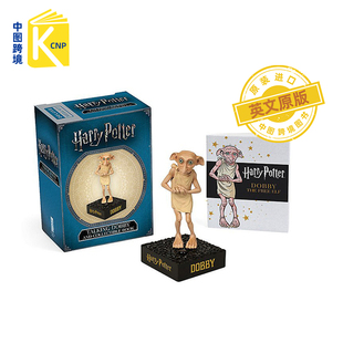 英文原版 哈利波特 家养小精灵多比 小手办 Harry Potter Talking Dobby and Collectible Book 电影周边 收藏