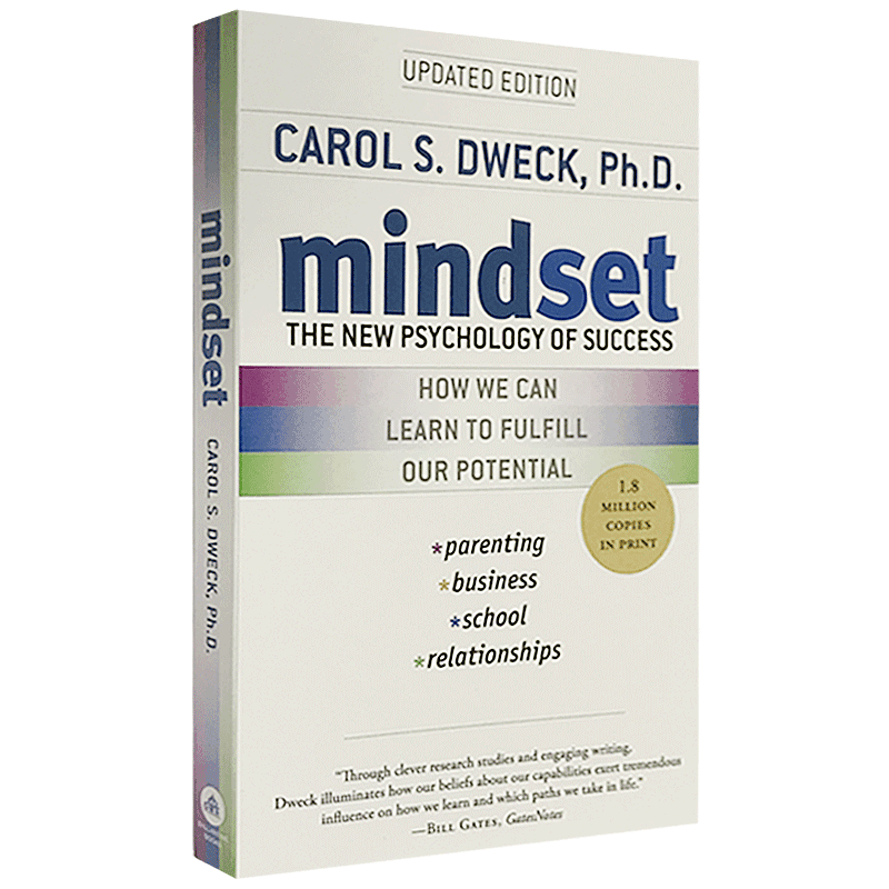 英文原版 思维模式:全新的成功心理学看见成长的自己Mindset The New Psychology of Success 比尔盖茨推荐好书Carol S. Dweck