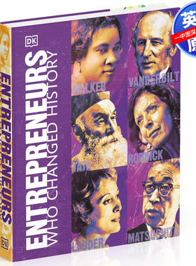 英文原版 DK百科系列 改变了历史的企业家 Entrepreneurs Who Changed History Graphic Biographies 进口英文版正版书籍