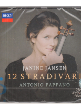 【中图音像】珍妮杨森 12名琴 小提琴作品 CD 4851605 DECCA