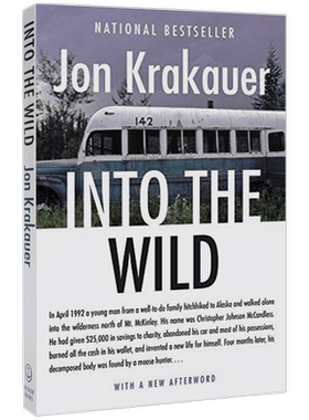 【预售英文原版】荒野生存:阿拉斯加之死 Into the Wild 肖恩潘电影原著小说 Jon Krakauer 成名作 全英班小说 进口书 正版