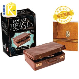 英文原版 神奇动物在哪里 纽特·斯卡曼德的原版手提箱哈利波特