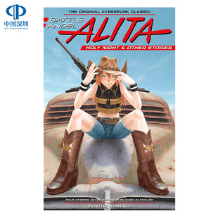 豪华版 6动漫周边 Stories Holy 战斗天使阿里塔：圣夜和其他故事 精装 Night Battle 漫画书 Other 英文原版 Angel and Alita