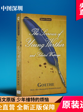 英文原版少年维特的烦恼 The Sorrows of Young Werther 歌德 Goethe 进口书 正版