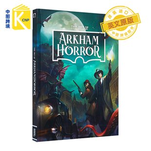 英文原版诡镇奇谈 阿卡姆恐怖艺术 The Art of Arkham Horror 精装 阿斯莫德 进口正版 艺术书