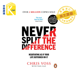 中图跨境 英文原版 强势谈判Never Split the Difference Negotiating as if Your Life Depended on It商务谈判技巧自我提升