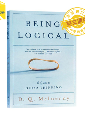 英文原版 简单的逻辑学 Being Logical: A Guide to Good Thinking 逻辑学 思维指南 进口哲学书 科普入门书自我提升