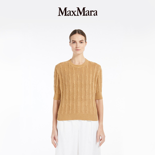 MaxMara 亚麻纱线针织毛衣1361135206 2025早春新品 女装
