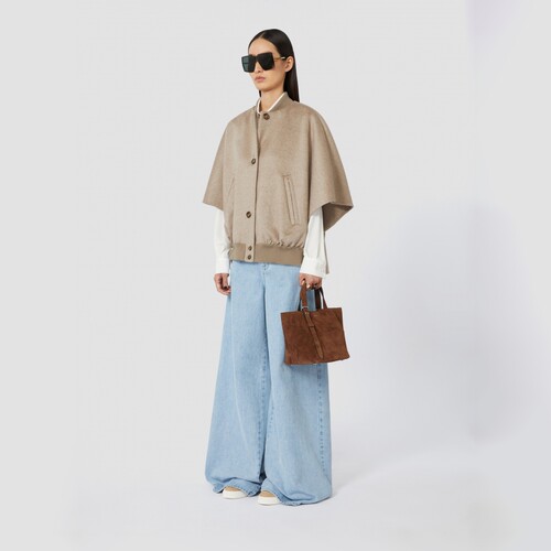 【礼物】 MaxMara 女装山羊绒斗篷4736135106