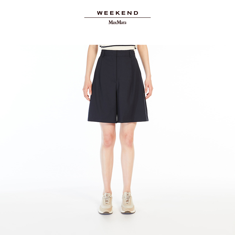 Weekend MaxMara 女装宽松百慕大羊毛短裤5146024106