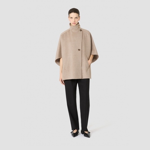 2025早秋新品 MaxMara 女裝 七夕禮物 山羊絨微喇斗篷4736155106