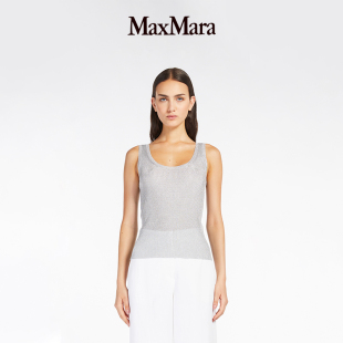 上衣6361035206 MaxMara 2025春夏女装 修身 无袖