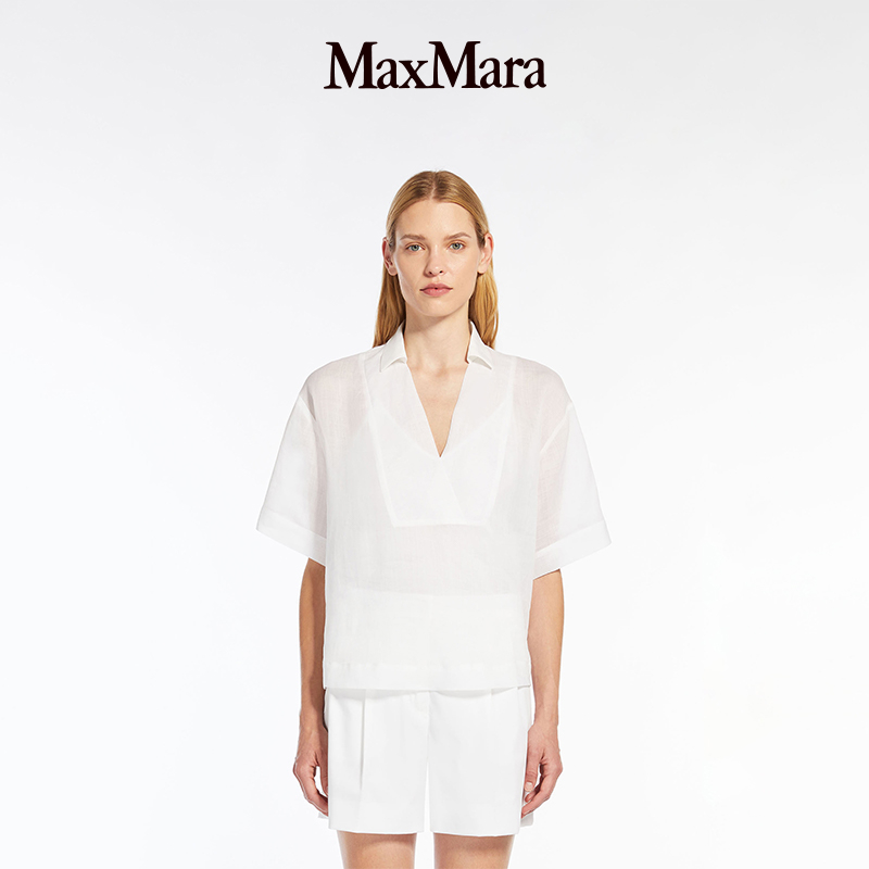 【臻选礼遇】MaxMara春夏女装纯色宽松上衣6261034206