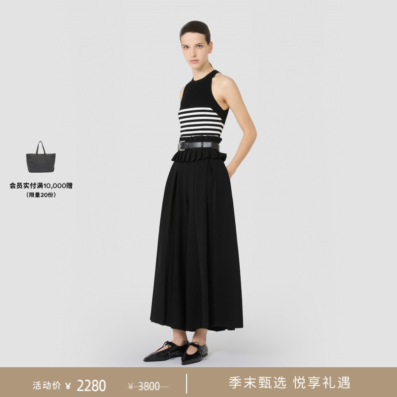 【季末甄选】MaxMara 2025秋冬新品女装罗纹针织上衣1366045106