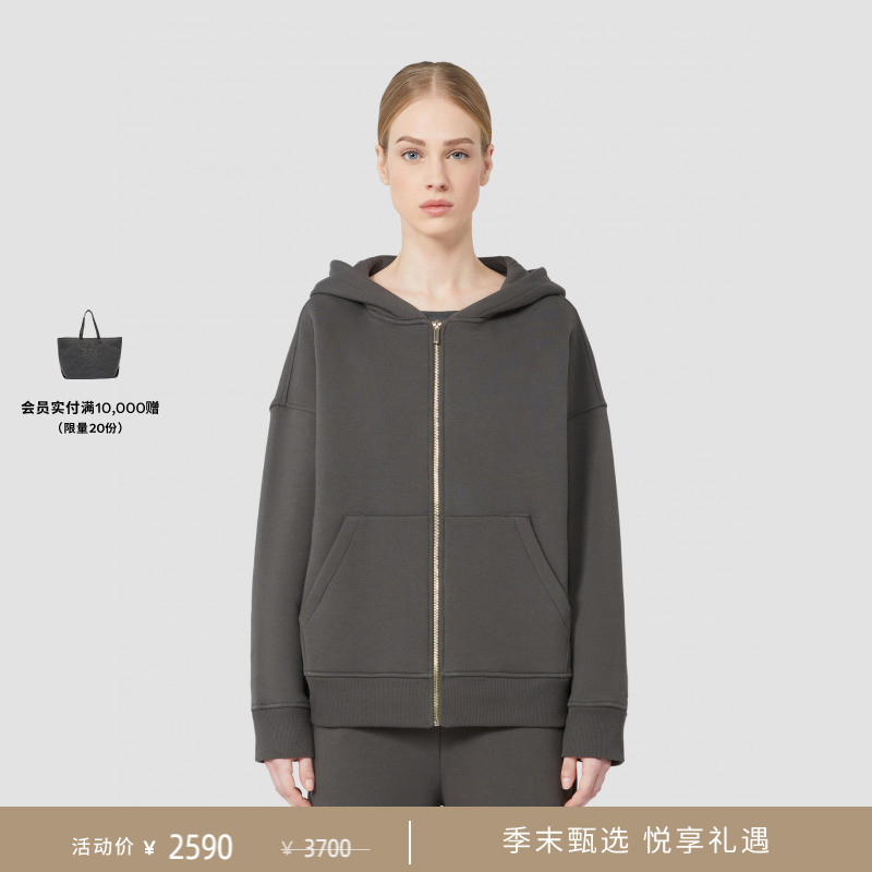 【季末甄选】MaxMara 25秋冬新品女装连帽针织卫衣9926025306&