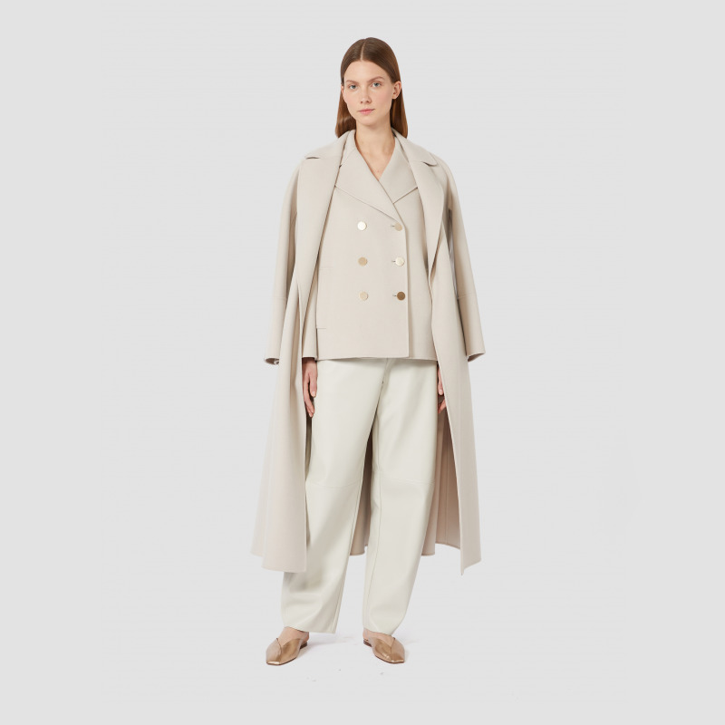 MaxMara 2026早春新品女装绵羊毛平纹夹克外套9041046106