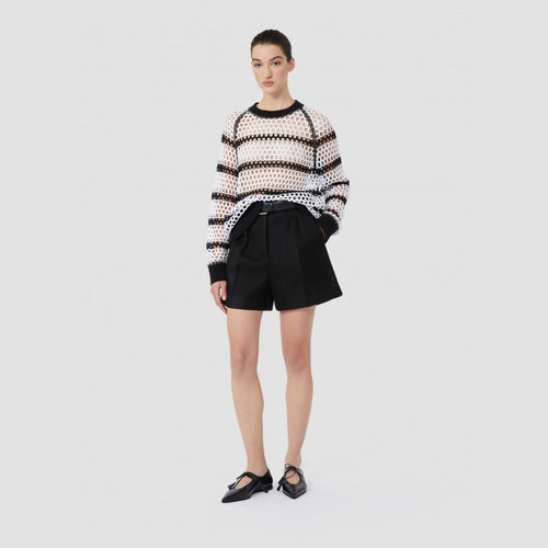 【季末甄选】MaxMara 女装棉质网眼针织衫1366035106