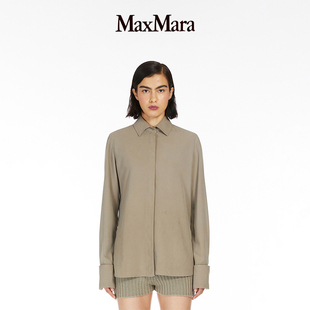 女装 廓形男友风衬衫 2024春夏新品 MaxMara 1111034306