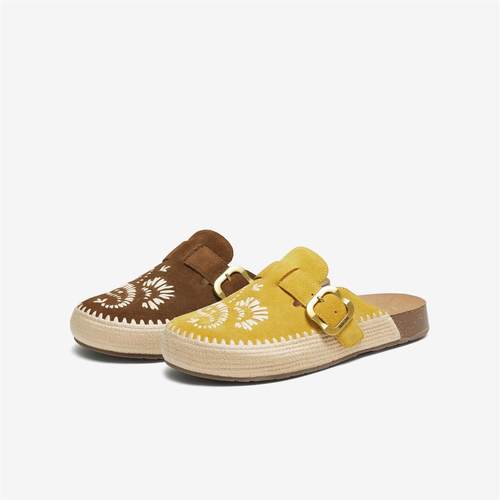 TATA他她女鞋2025秋商场同款百搭勃肯鞋女休闲鞋新款拖鞋7GNA2CH5