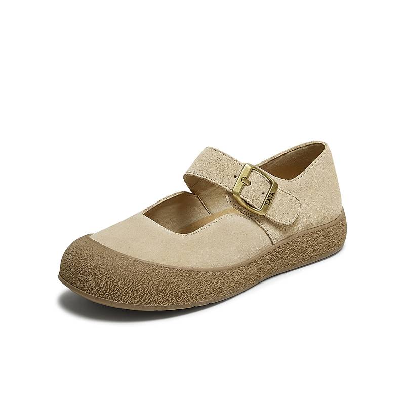 TATA他她女鞋2025秋商场同款时尚百搭女勃肯鞋新款厚底鞋4TR02CQ5