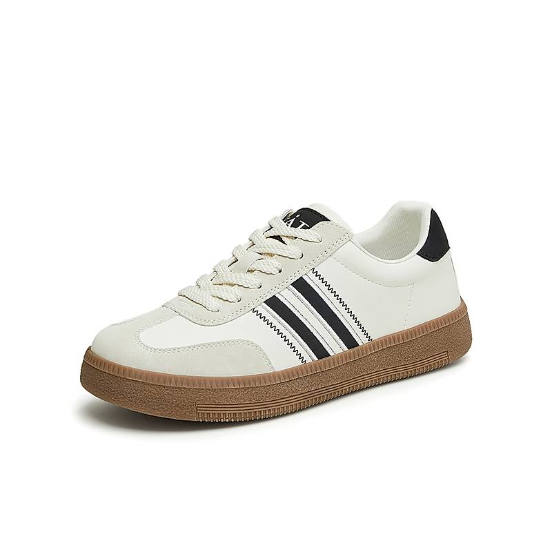 Tata活力训号复古德训鞋女百搭板鞋休闲平底鞋秋新款WU401CM4