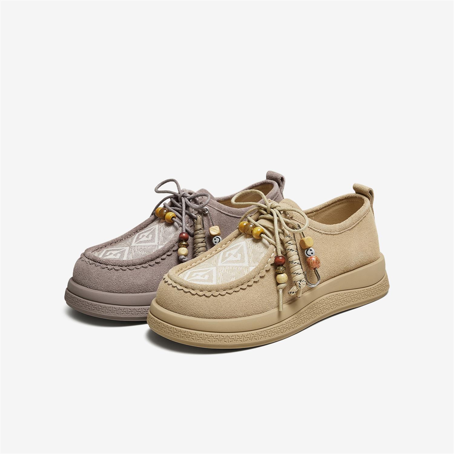 TATA他她女鞋2025秋商场同款时尚百搭勃肯鞋新款休闲鞋YPF03CM5