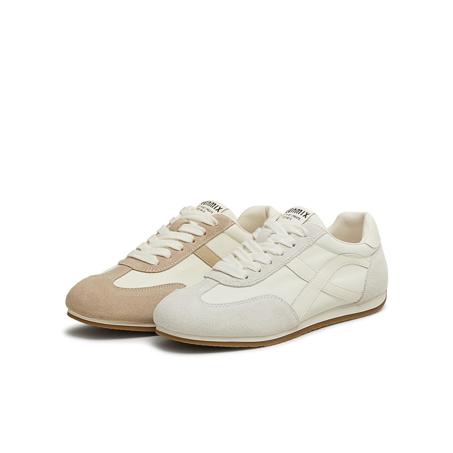 天美意25夏X系列复古平底阿甘德训鞋运动鞋女小白休闲鞋BL041BM5