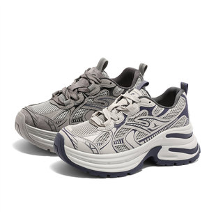 女款 休闲机能风运动鞋 2025春季 商场同款 XLR01AM5 新款 森达老爹鞋