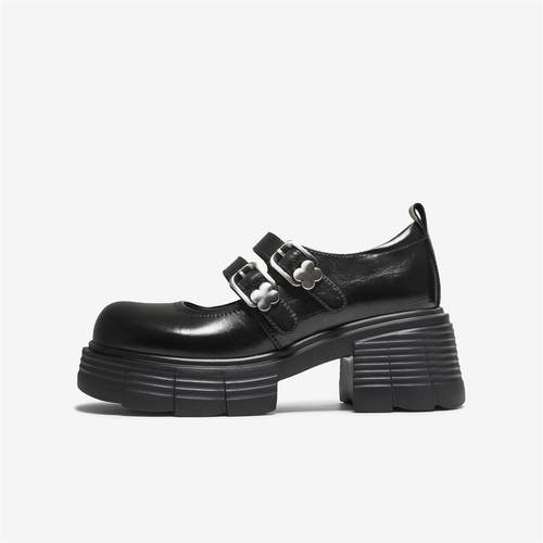 TATA他她女鞋2025秋时尚百搭浅口玛丽珍鞋新款单鞋鞋CHY02CQ5