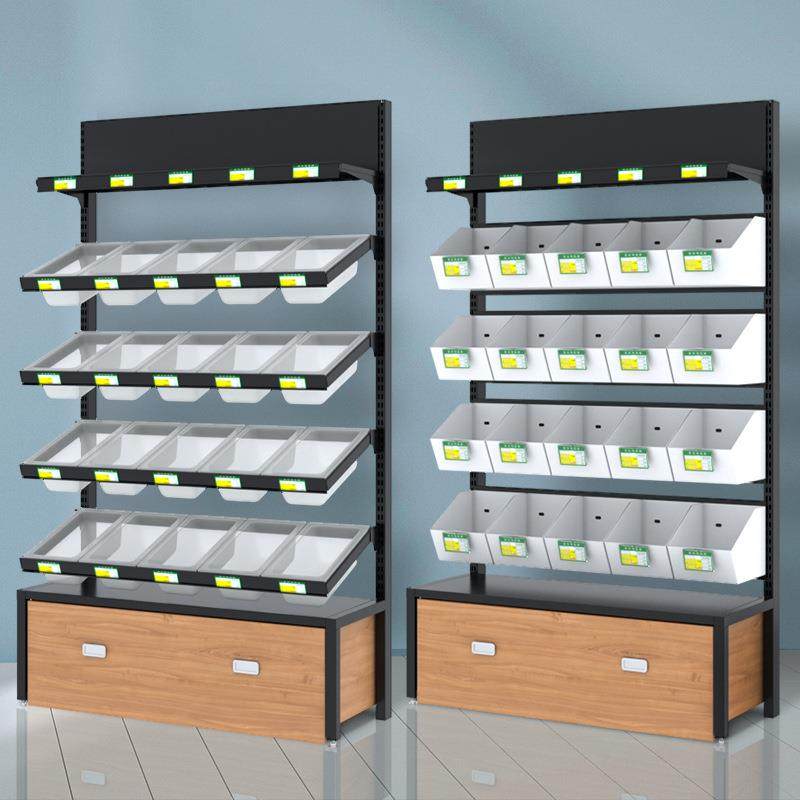 德丰零食架超市货架便利店散装零食展示架零食货架