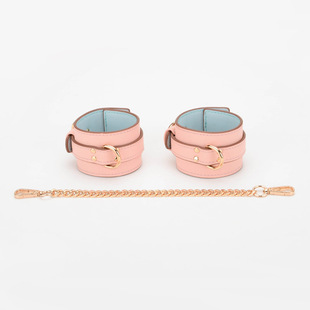 皮质手脚拷金属链条剧本杀魔术道具cosplay可调节柔软不勒笼中鸟