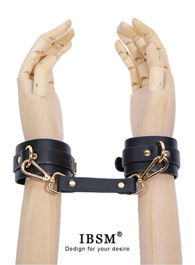 皮质手拷剧本杀魔术道具cosplay金属链可调节长短柔软不勒笼中鸟