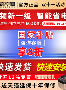 Chigo/志高 KF-35GW/B169+A5G大1/1.5/2/3匹一级变频冷暖挂式空调