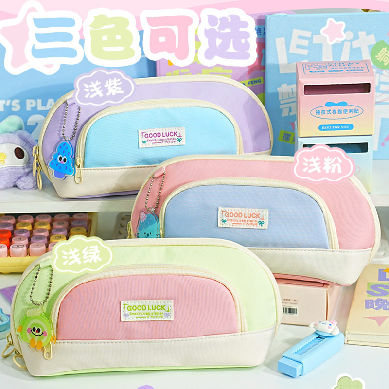 笔袋女生小学生三到六年级女孩初中生高颜值ins大容量文具盒铅笔收纳袋2026新款超火网红爆款一二年级好用图片