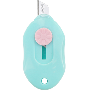 晨光迷你随身小号美工刀小型拆快递小刀子包裹开箱神器拆封专用创意可爱便携式的裁纸不伤手学生用高颜值文具