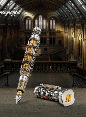 【预定】Montegrappa/万特佳意大利进口钢笔男士女士高档高端礼盒装墨水笔限量款达尔文进化论