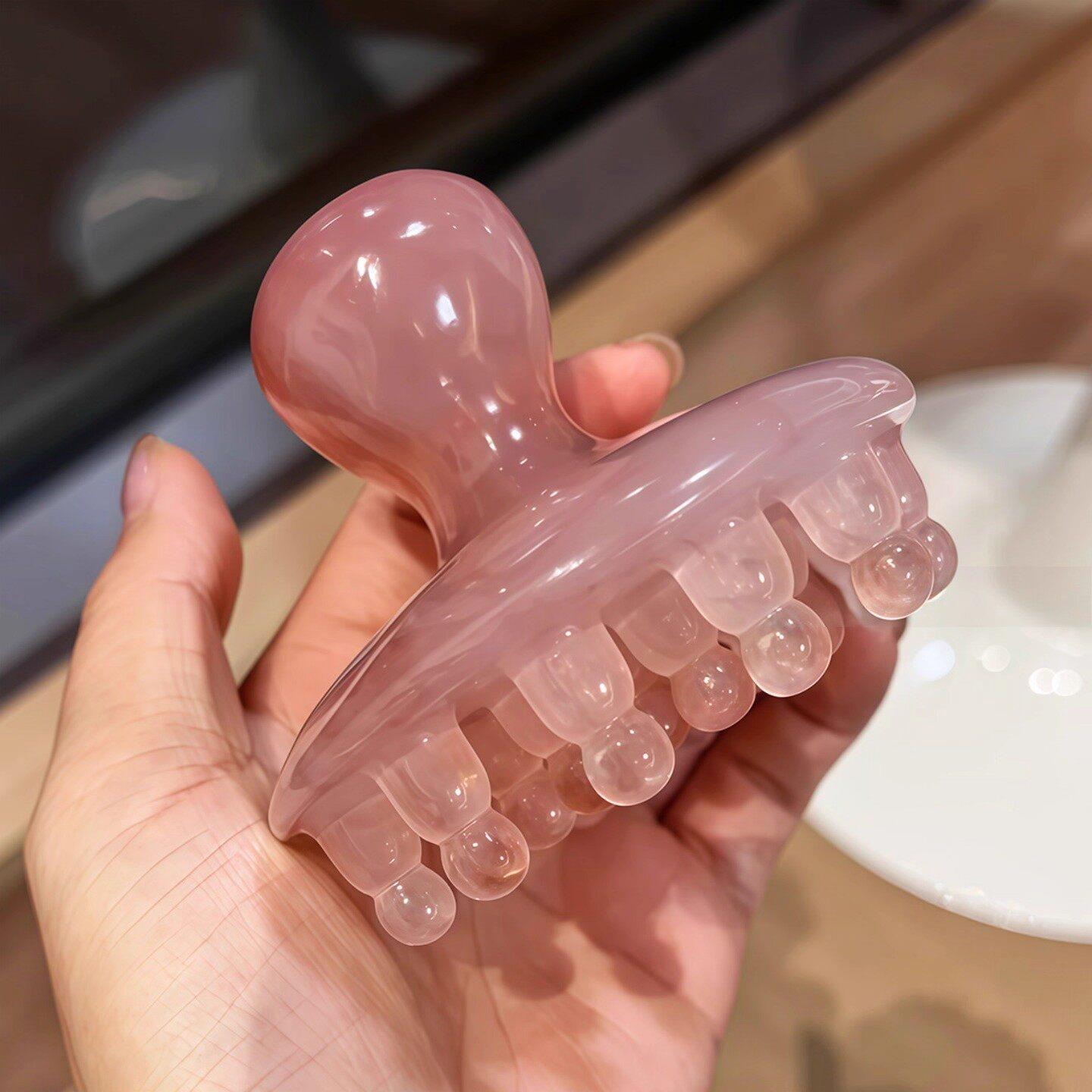 圆盘按摩梳子经络刷头部腿部经络疏通神器揉腹部肚子刮痧全身通用
