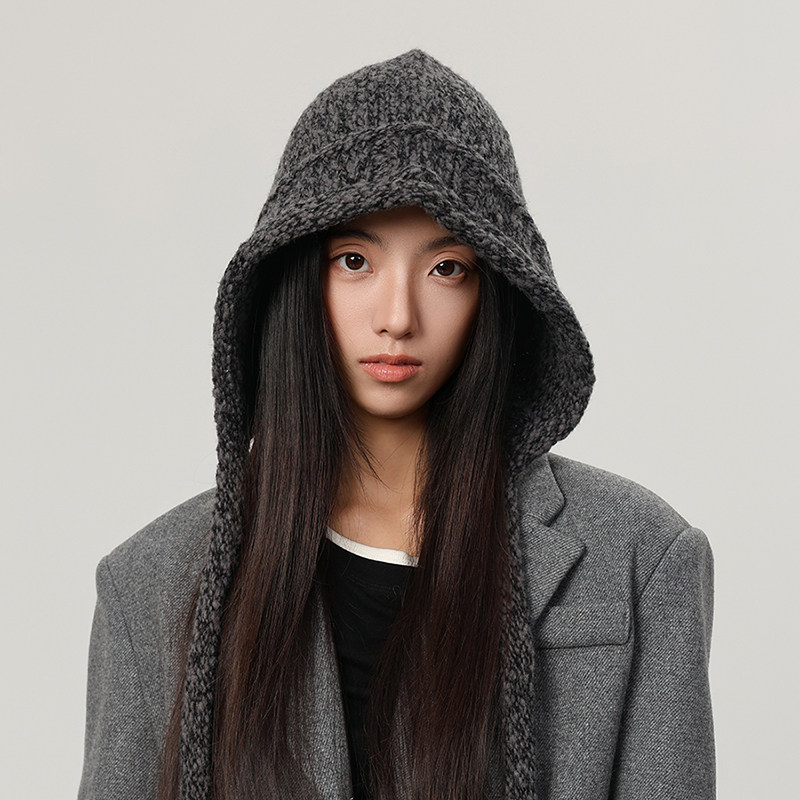韩系大头围毛线帽女秋冬季保暖防寒针织帽百搭显脸小滑雪雷锋帽子,服饰配件/皮带/帽子/围巾,帽子,淘宝优惠券,粉丝福利购,淘宝优惠卷