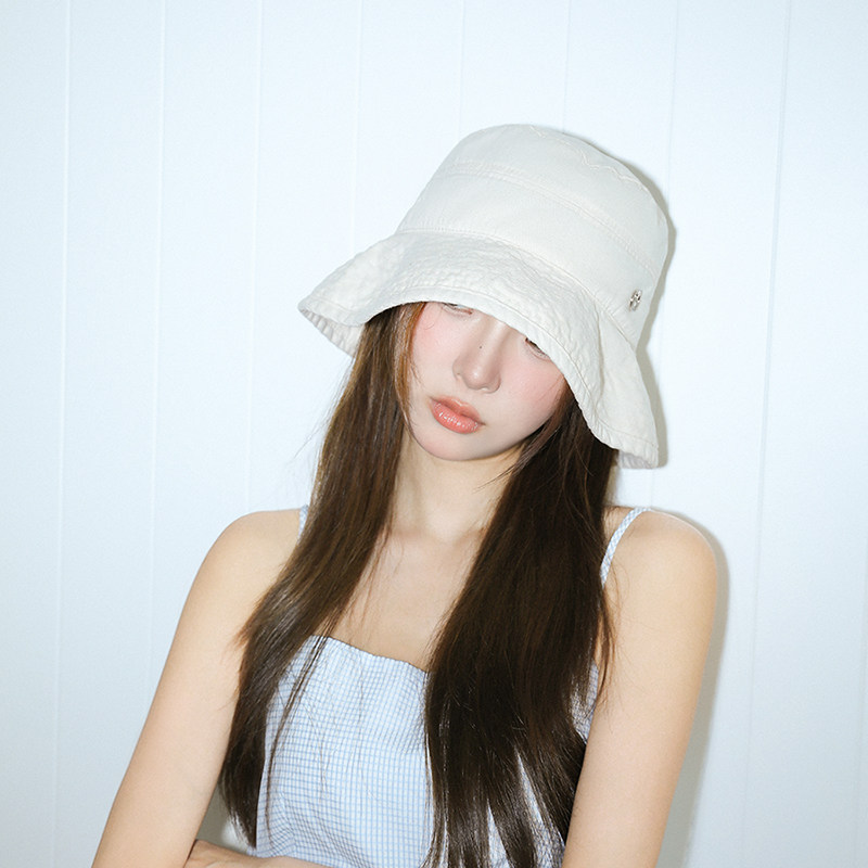 大头围日系渔夫帽女夏季防晒盆帽