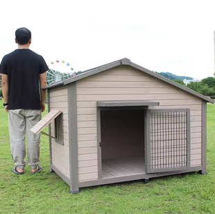 狗笼子中型犬室外防雨304不锈钢带厕所农村户外狗屋耐撕咬犬舍