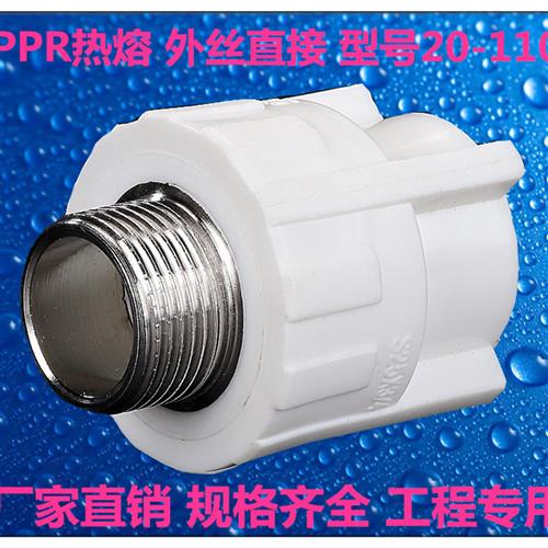 外牙直接202532外丝直接头4分PPR水管管件管子分管内丝异径专用