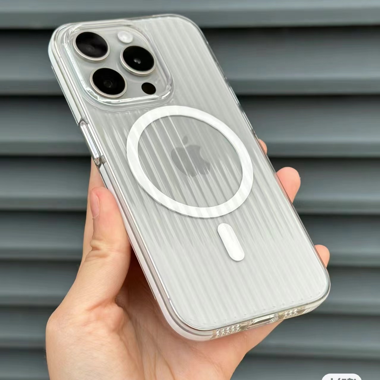 磁吸Magsafe适用于iPhone15pro手机壳PC全硬薄款苹果14promax保护套防摔13PRO全包12